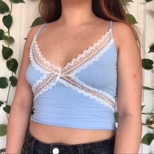 Blue Lace Cami